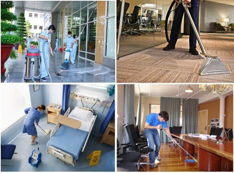 Vệ sinh công nghiệp sau xây dựng gồm những gì?