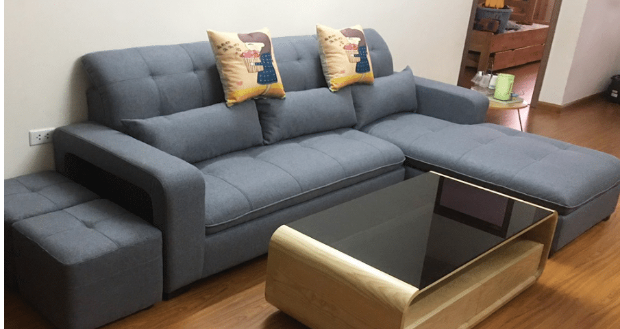 Chất vải nỉ rất được ưa chuộng để bọc ghế sofa