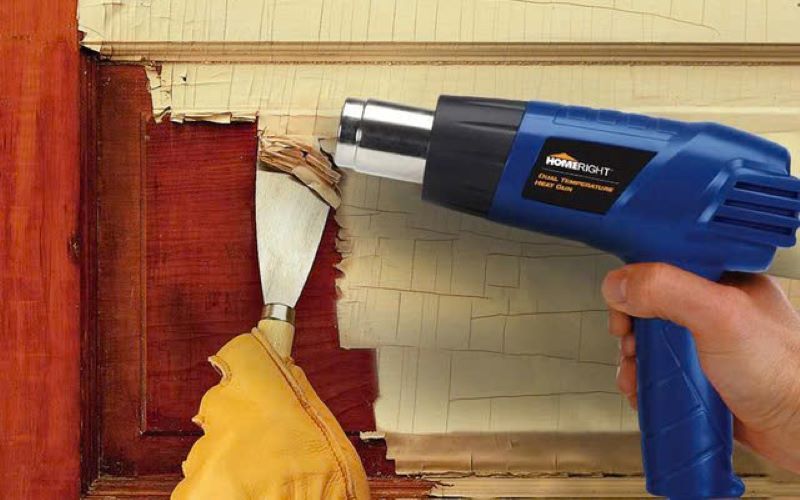 Dùng nhiệt để xử lý vết sơn