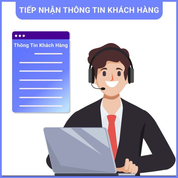 Tiếp nhận thông tin khách hàng