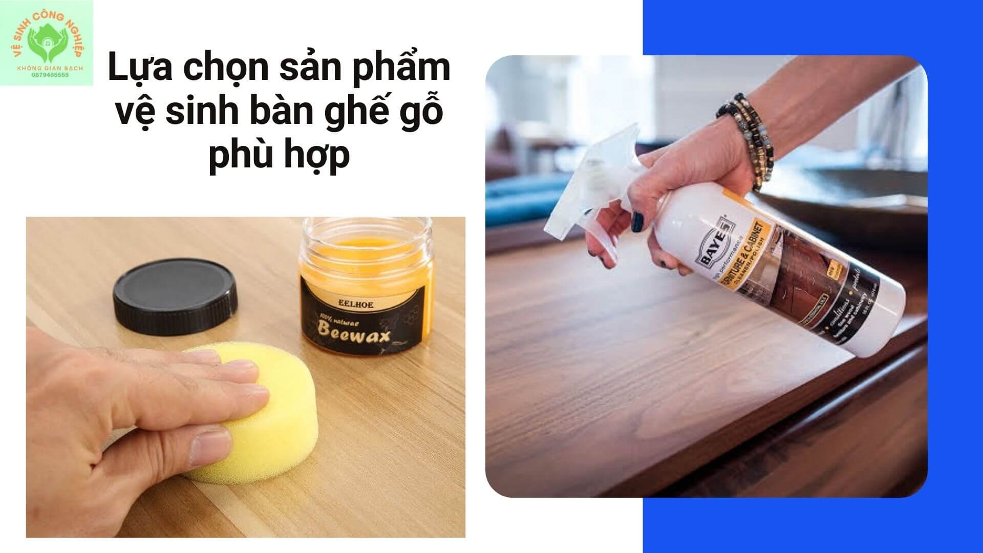 Lựa chọn sản phẩm vệ sinh bàn ghế gỗ phù hợp Lựa chọn sản phẩm vệ sinh bàn ghế gỗ phù hợp