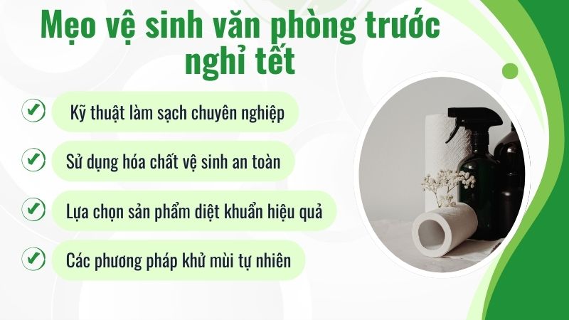Mẹo vệ sinh văn phòng trước nghỉ tết Mẹo vệ sinh văn phòng trước nghỉ tết