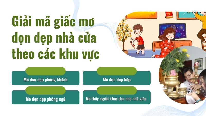 Giải mã giấc mơ dọn dẹp nhà cửa theo các khu vực Giải mã giấc mơ dọn dẹp nhà cửa theo các khu vực