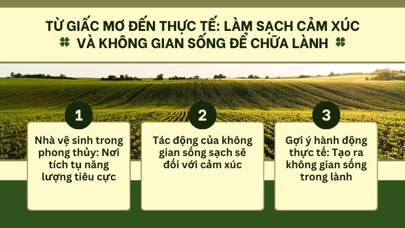 Từ giấc mơ đến thực tế: Làm sạch cảm xúc và không gian sống để chữa lành Từ giấc mơ đến thực tế: Làm sạch cảm xúc và không gian sống để chữa lành
