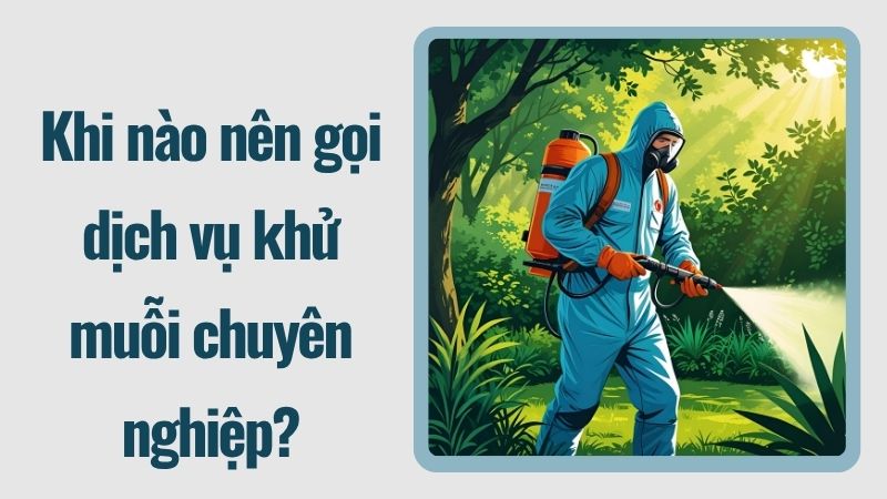Khi nào nên gọi dịch vụ khử muỗi chuyên nghiệp? Khi nào nên gọi dịch vụ khử muỗi chuyên nghiệp?