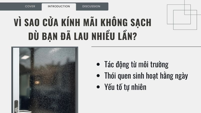 Vì sao cửa kính mãi không sạch dù bạn đã lau nhiều lần? Vì sao cửa kính mãi không sạch dù bạn đã lau nhiều lần?