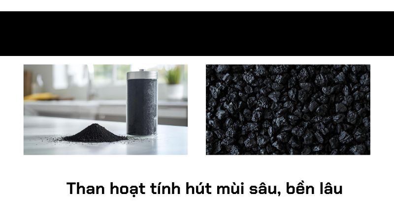Than hoạt tính hút mùi sâu, bền lâu Than hoạt tính hút mùi sâu, bền lâu