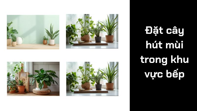 Đặt cây hút mùi trong khu vực bếp Đặt cây hút mùi trong khu vực bếp