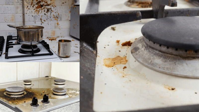 Tại sao vết dầu mỡ lâu ngày lại