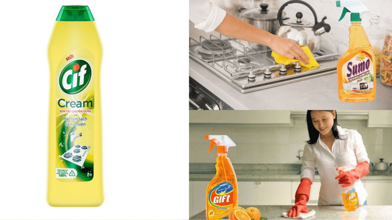 Khi nào nên dùng dung dịch tẩy dầu mỡ nhà bếp chuyên dụng?