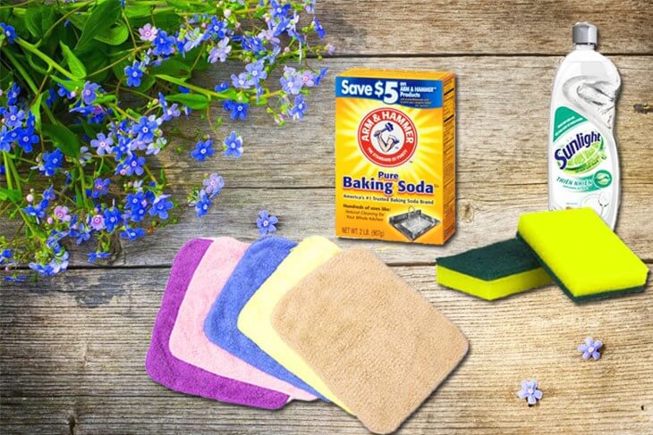 Những dụng cụ không thể thiếu trong quá trình làm sạch bếp hồng ngoại