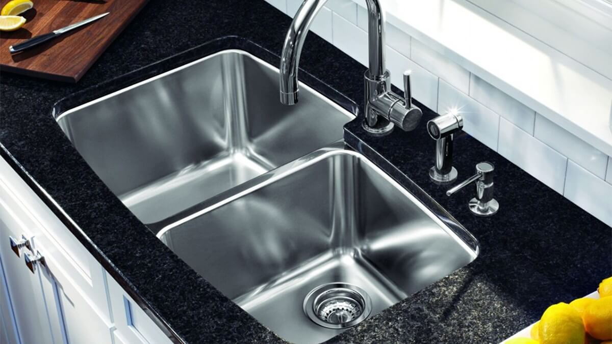 Cách làm sạch bồn rửa chén inox